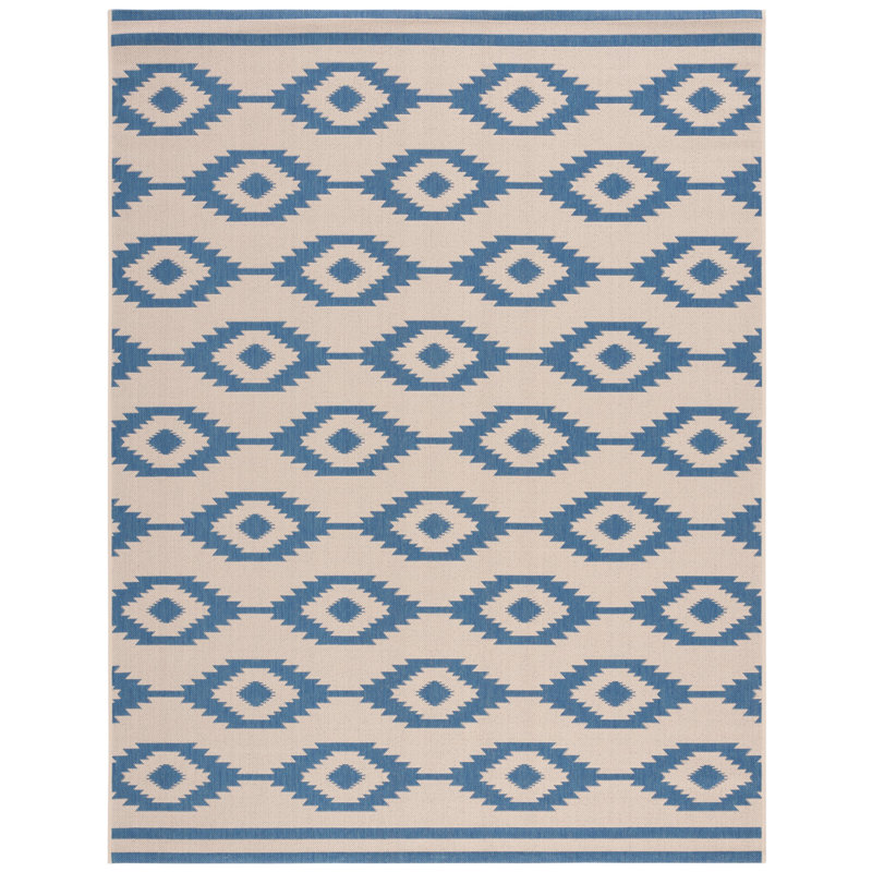Msr Bh Martha Stewart Southwestern Indoor/Outdoor Rug, Rectangle 6'7" x 9'