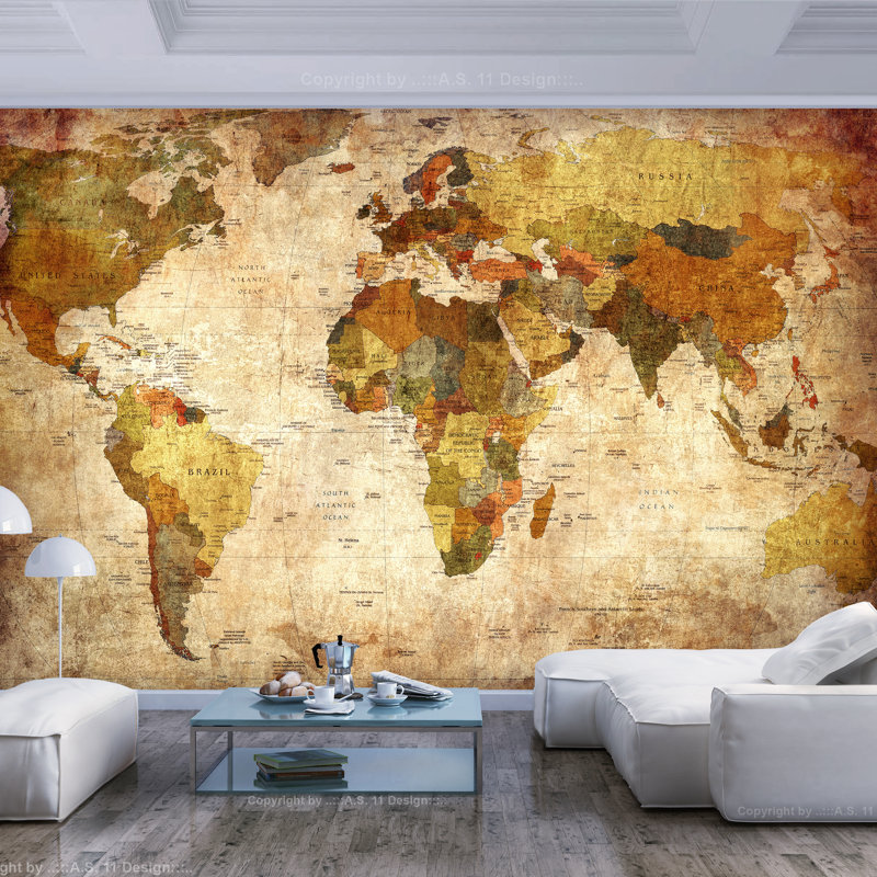 Garley Peel & Stick Wallpaper Roll, 110.2" L x 154.3" W
