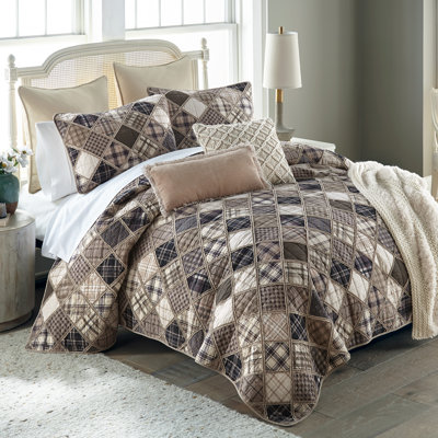 Ensemble de courtepointe en coton Driftwood