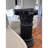 Solid Black Roman Column Floor Ornament