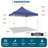 10'x10' Pop Up Canopy Wavy edge tent with One Person Set Up Center Lock and Storage bag-104597067