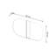 Steel Flush Mounted Sconce