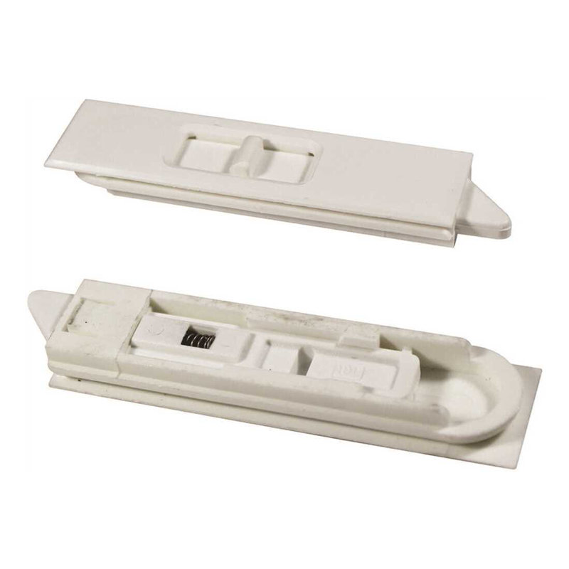 White SnaP-In Tilt Latch Set