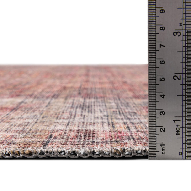 Engen Washable Oriental Indoor Rug, Rectangle 3'3" x 5'3"
