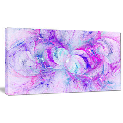 « light purple fractal texture », impression sur toile tendue