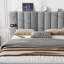 Upholstered Velvet Bed Frame-163103611
