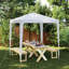 Auvent d'extérieur blanc 2 x 2 pi-123264991