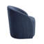 Fauteuil demi-tonneau pivotant en bois massif Boucle-896685193
