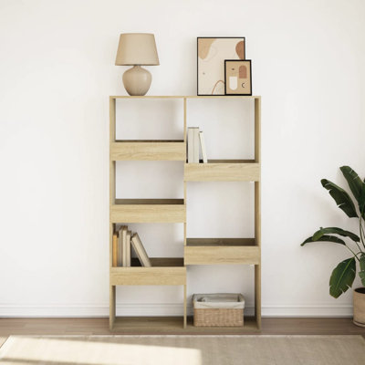 Bryton 115 cm H x 100 cm W Book Cabinet Bookcase