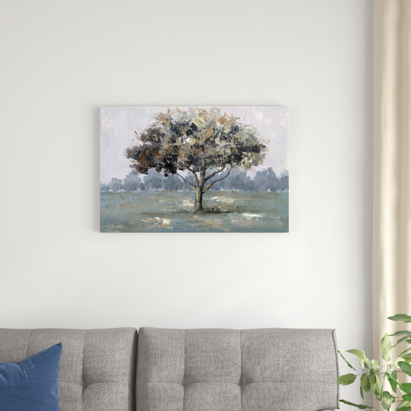 " Painted Tree ", 20" H x 30" W