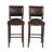 Tewksbury Upholstered Counter Stool with Solid Wood Frame-982278404