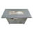 Steel Propane Outdoor Fire Pit Table With Lid-791331438