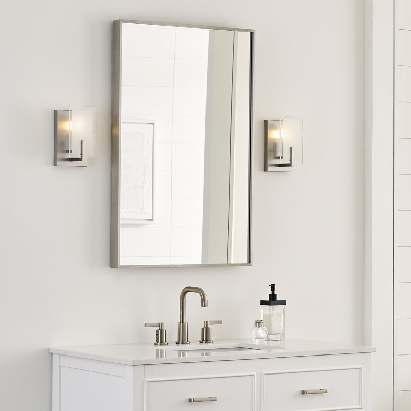 Scarboro One Light Wall / Bath Sconce from, Brushed Nickel, No
