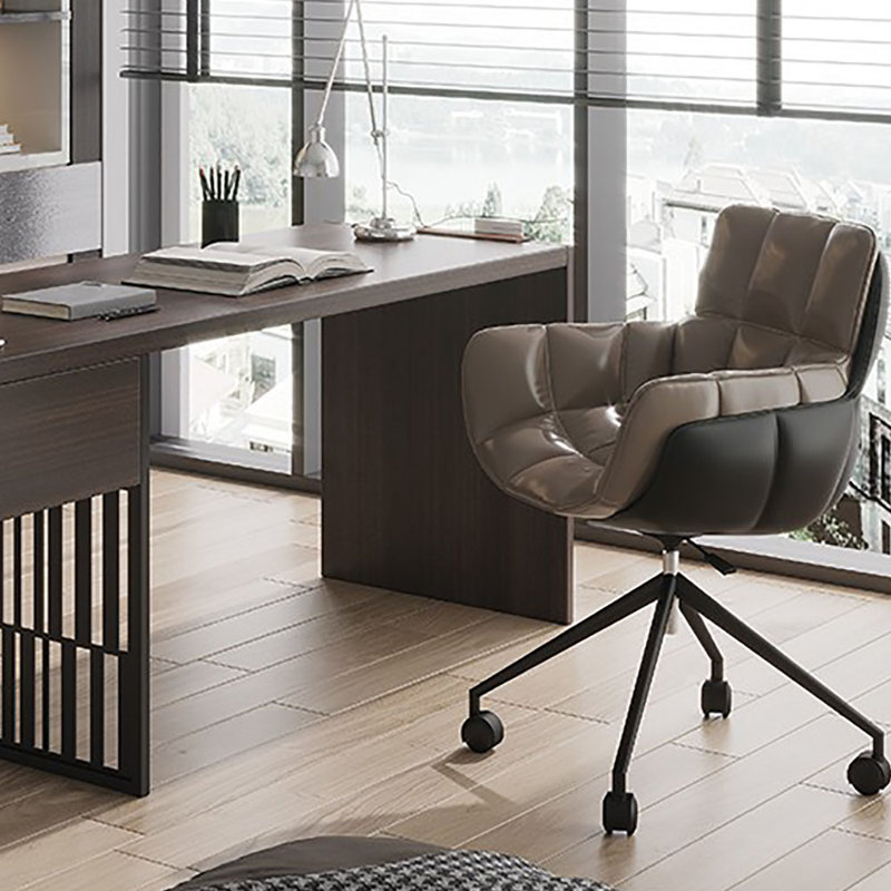 Bureau d'ordinateur en bois massif moderne et minimaliste, H 29,5 po x l 47,2 po x P 23,6 po