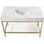 Ensemble de meuble-lavabo simple 48 po Marmo-81900805-81900803
