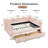 Gingham Daybed With 2 Storage Drawers And Usb Port, Wave-shaped Design-923049218-923049222