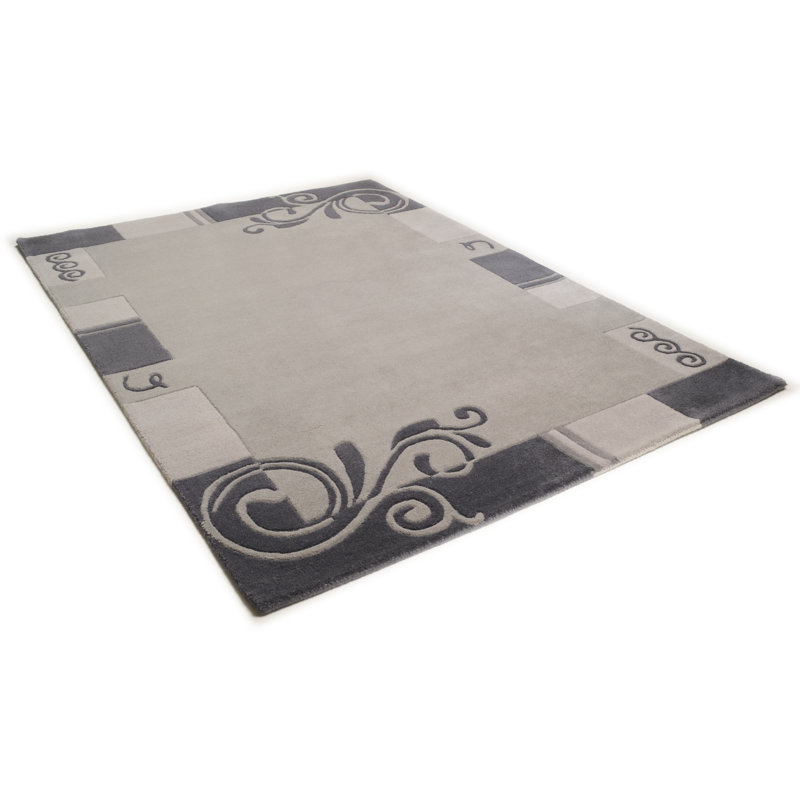 Pinheiro Oriental Wool Hand Woven Area Rug, Rectangular 90 x 160 cm