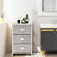 Valeriane 45cm W Metal Bedside Table