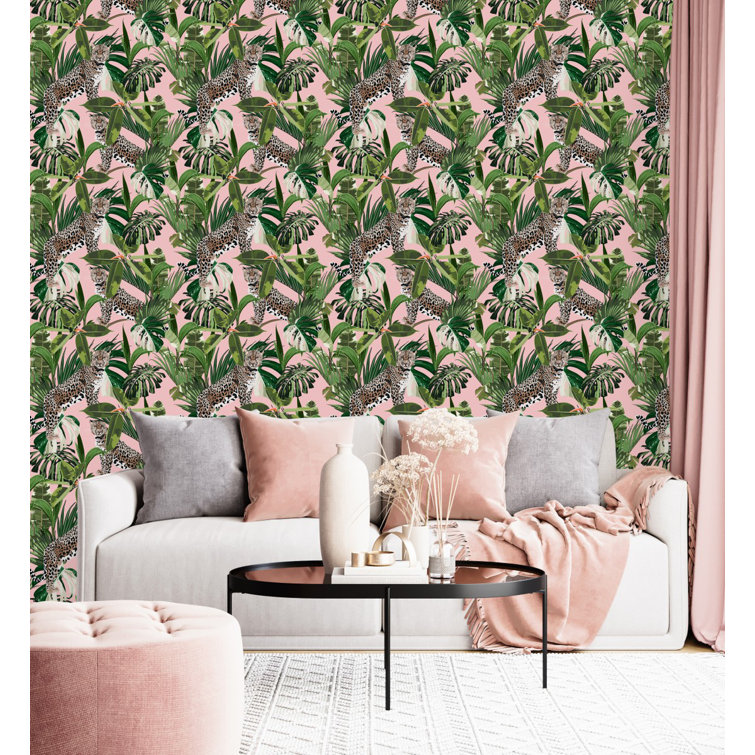 Bayou Breeze Sigsbee Peel & Stick Floral Wallpaper - Wayfair Canada