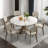 Simple Microlite Solid Wood Round Dining Tables.-103014981