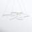 Peabody 1 Steel Dimmable LED Geometric Chandelier