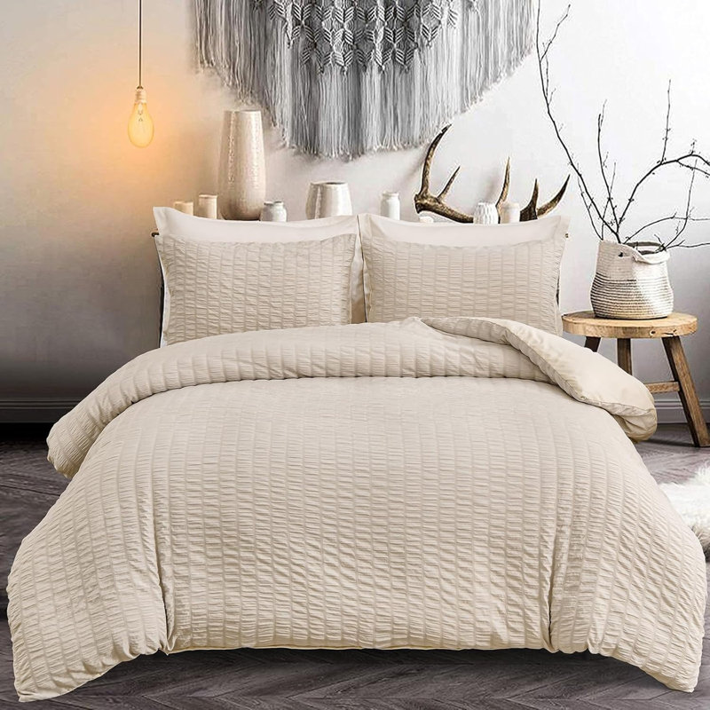 Microfiber Solid Colour Duvet Cover Set