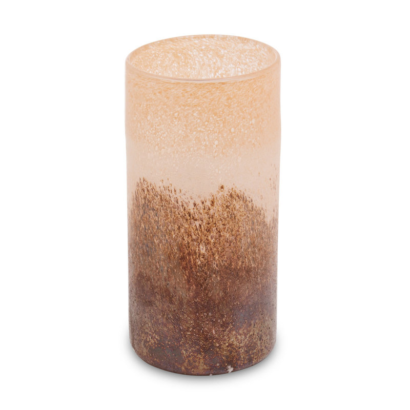 Fenix Glass Table Vase, 30cm H x 15cm W x 15cm D