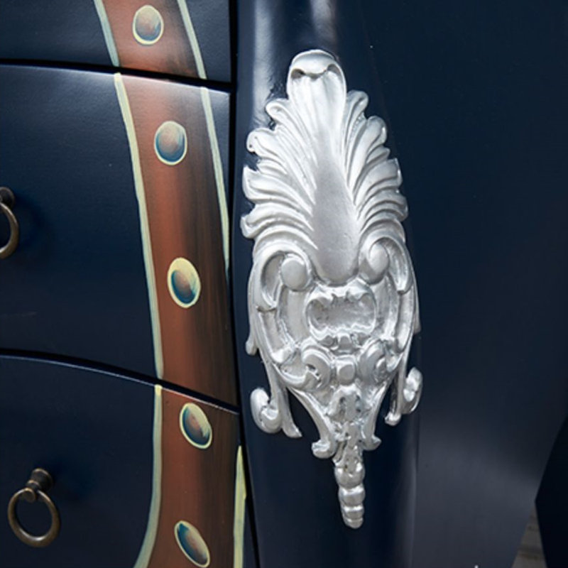 Armoire de vestibule 2 tiroirs Painted