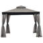 Fabric Pavillon Roseg - 300cm x 300cm, grey