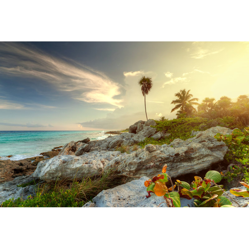Idyllic Sunset - Wrapped Canvas Print, 30cm H x 46cm W x 3.8cm D