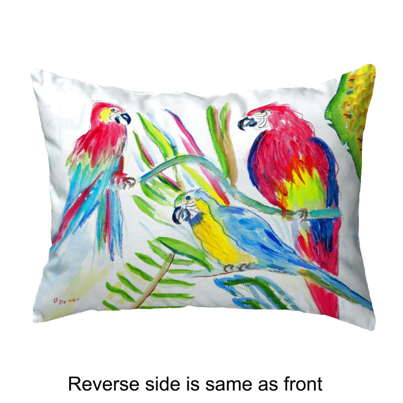  Coussin lombaire intérieur / extérieur Three Parrots