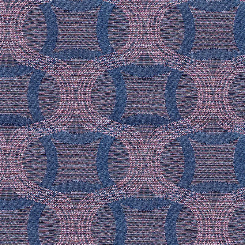 Tissu Ingrain, Bleu / mauve