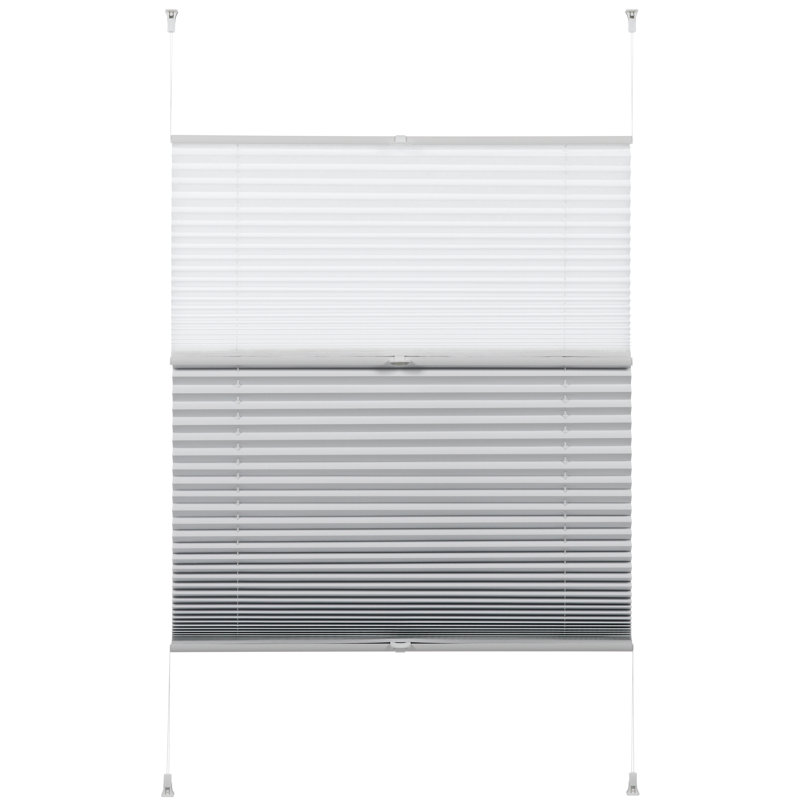 Easyfix Blackout Pleated Blind, 210cm L x 90cm W
