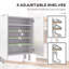 20 Pair Shoe Storage Cabinet
