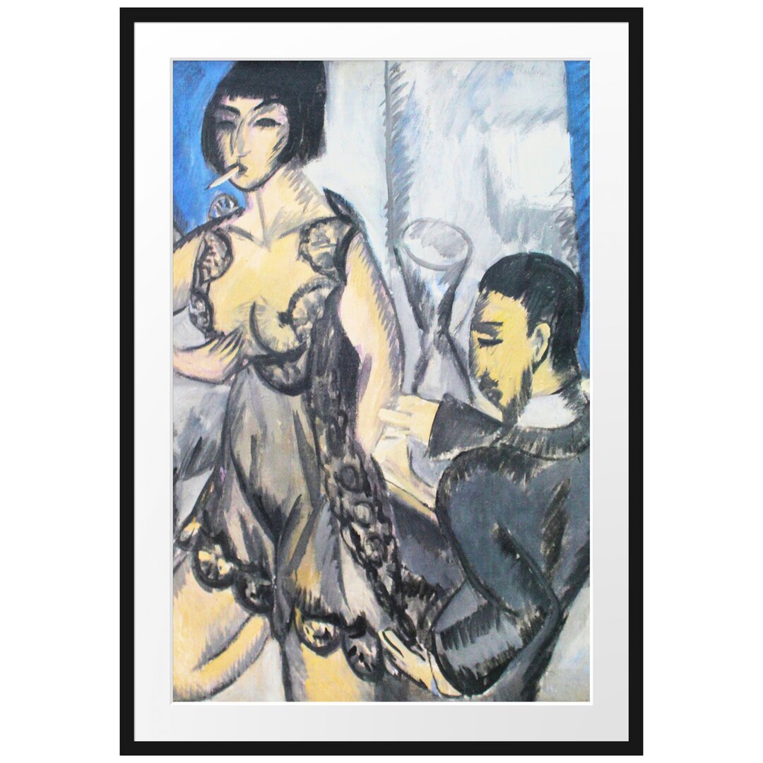 Gerahmter Kunstdruck Couple in Room von Ernst Ludwig Kirchner