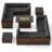 Treyshun 10 - Person Outdoor Seating Group with Fire Pit Table-470735335