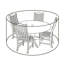 Outdoor Patio Dining Set Cover-33951509