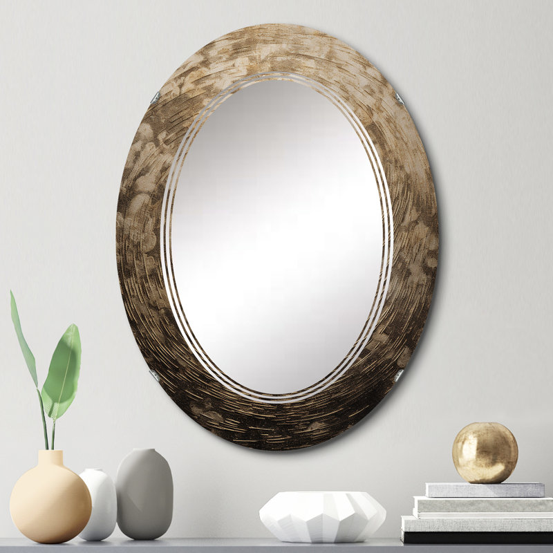 Miroir mural ovale, miroir décoratif décoratif - Arsades, 30 po x 20 po