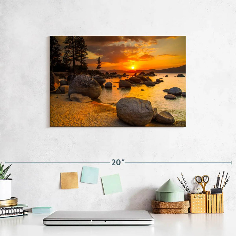 Alvord Lake Tahoe Twilight, 8" H x 12" W