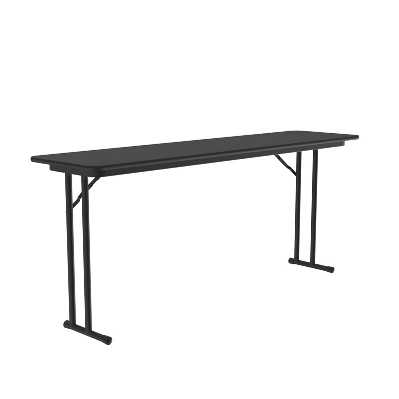 Table de formation à hauteur fixe et fixe à hauteur fixe avec panneaux de particules, H 29 po x L 96 po x l 18 po