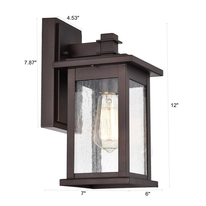 Bellany Aluminum Wall Light, Oil Rubbed Bronze, 2 Lights