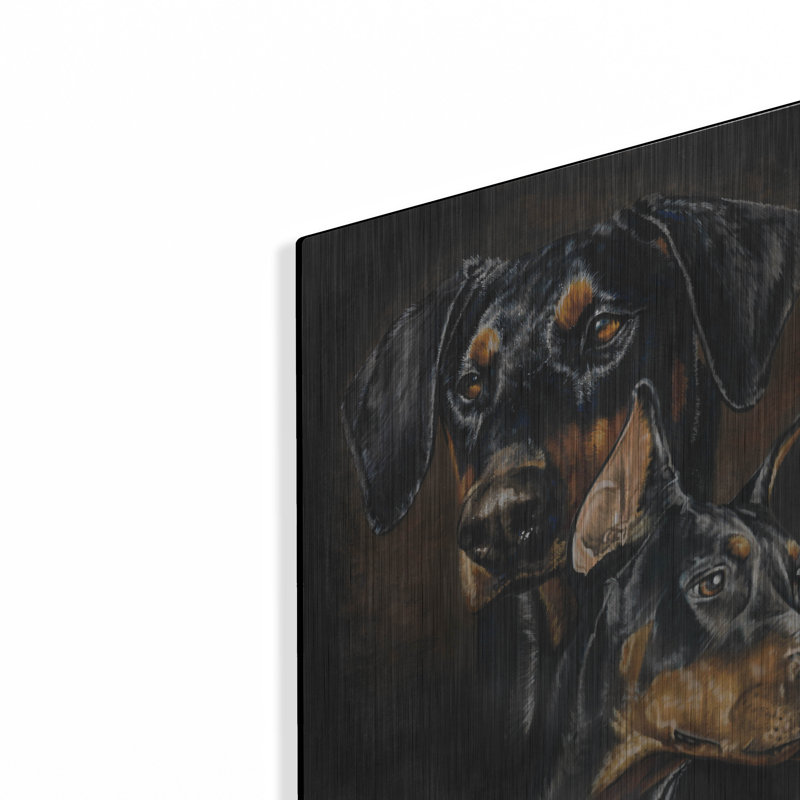 «Doberman Pinscher 2» par Barbara Keith, H 16 po x l 12 po