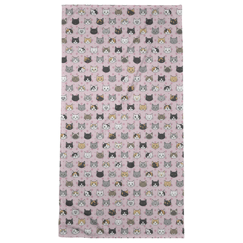 Serviette de plage Katelyn Elizabeth, Rose