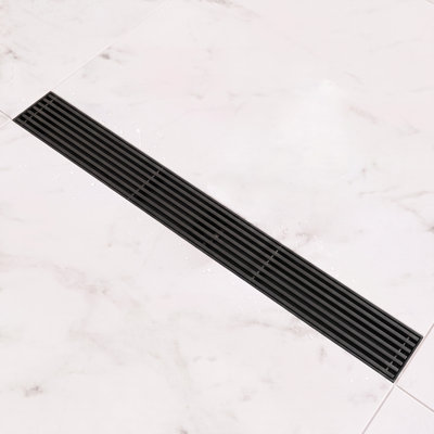 Drain de douche à grille linéaire 24 po