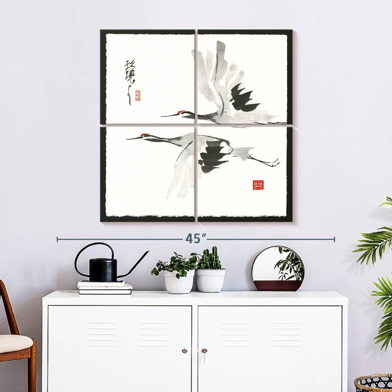 Brampt Zen Crane, 32" H x 32" W