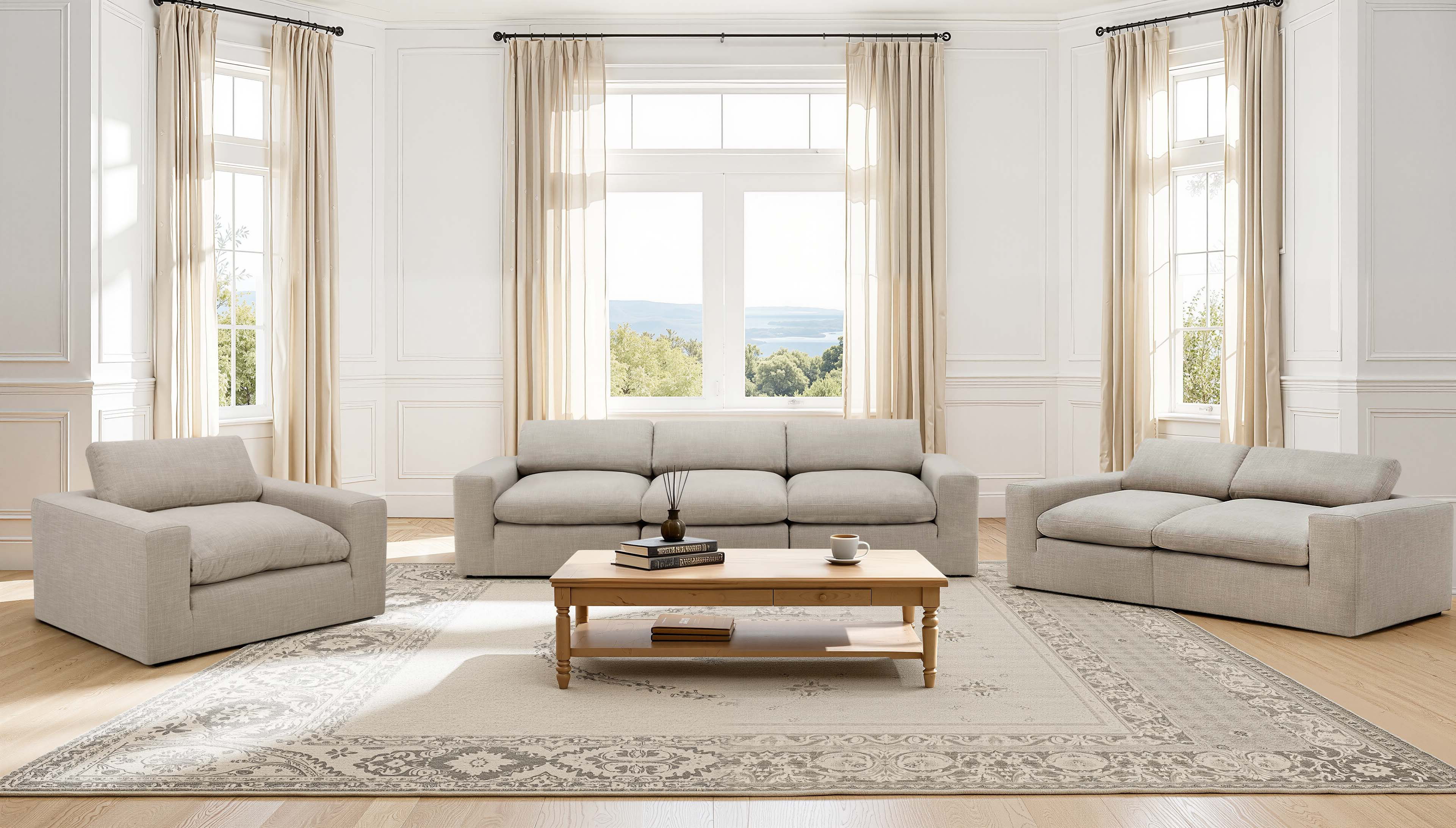 Ebern Designs Corrinne 3 Piece Upholstered Living Room Set & Reviews ...