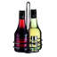Menu & Banquet Round Basket for Aromatic Condiments with 2 Compartments 6.88" - 6 Pieces - Stainless Steel