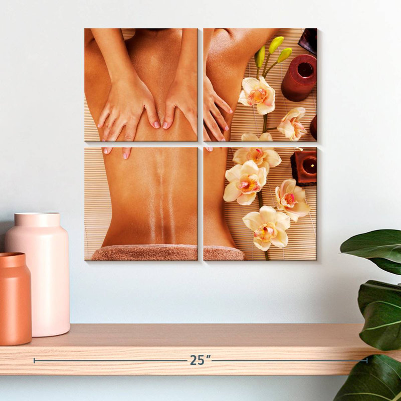 Massage relaxant du dos, H 18 po x l 18 po