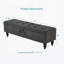Banc de lit 59 po avec rangement-531414934