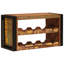 Solid Wood Open Shelving Wine Bottle Rack Brown-963965192-963965194